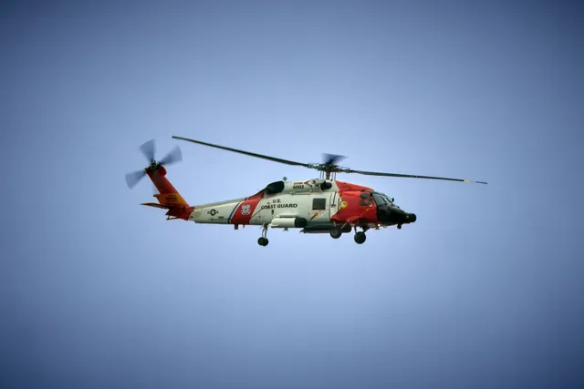 U.S. Coastguard helecopter